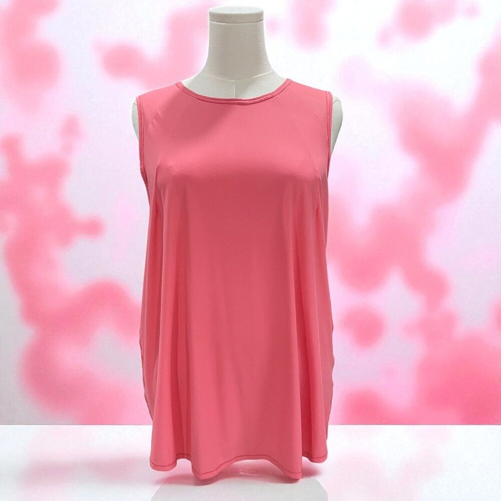 Lululemon Pink Tunic Tank Top SZ‎ 14 NWOT Athleisure Yoga Workout Running Lounge